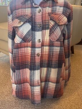 Fashion by Mirabeau Flannel "Shacket" , Size S